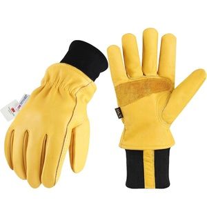 DLY Winter Work Gloves Cowhide Waterproof Work Gloves with 220G/M²